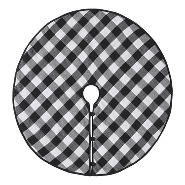 Annie Black Check Tree Skirt 48